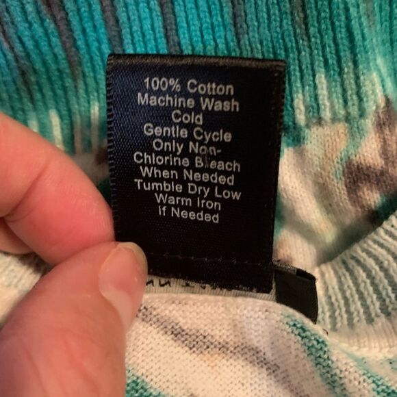 3 for  $30! Ann Taylor patterned short sleeve cardigan - Picture 4 of 10